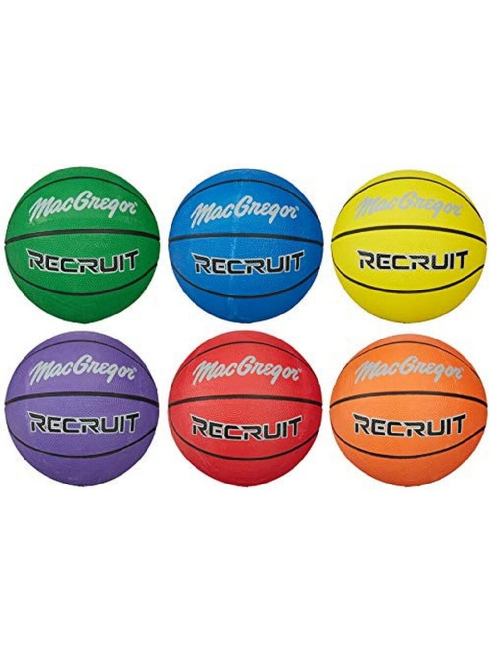 Youth Basketball Set of 6 - Mini Hoops for Kids, Indoor/Outdoor Play